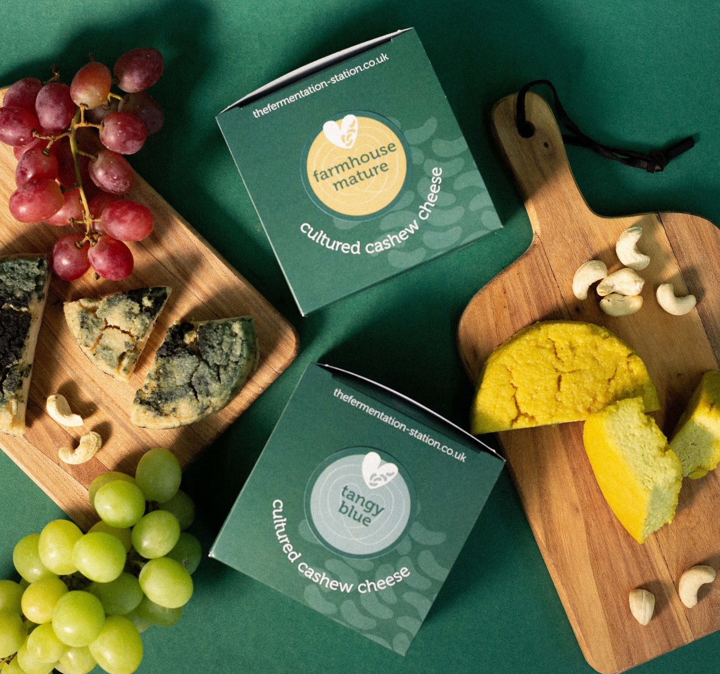 Strong Cheese Duo: Farmhouse Mature and Tangy Blue