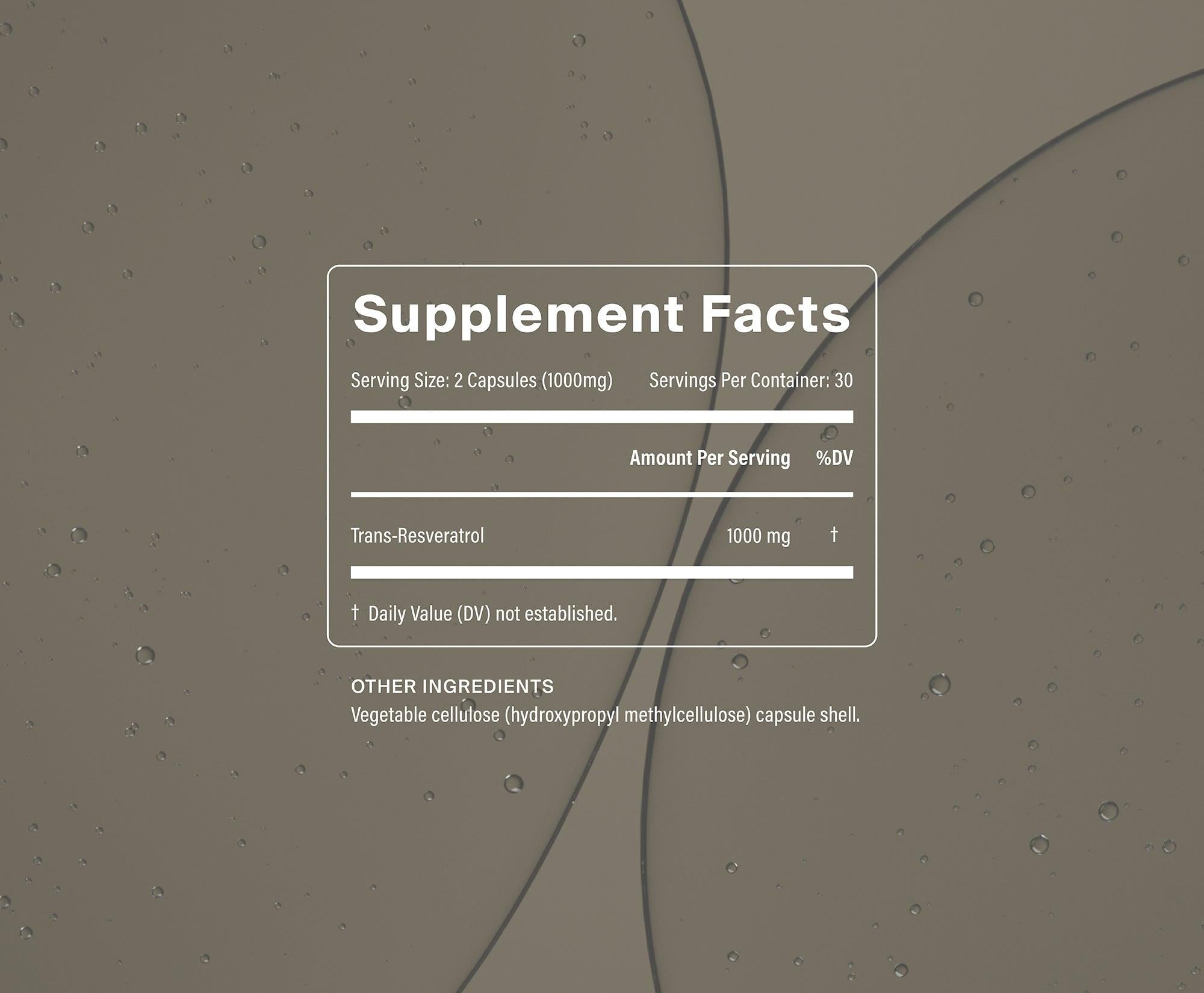 Pure Trans-Resveratrol