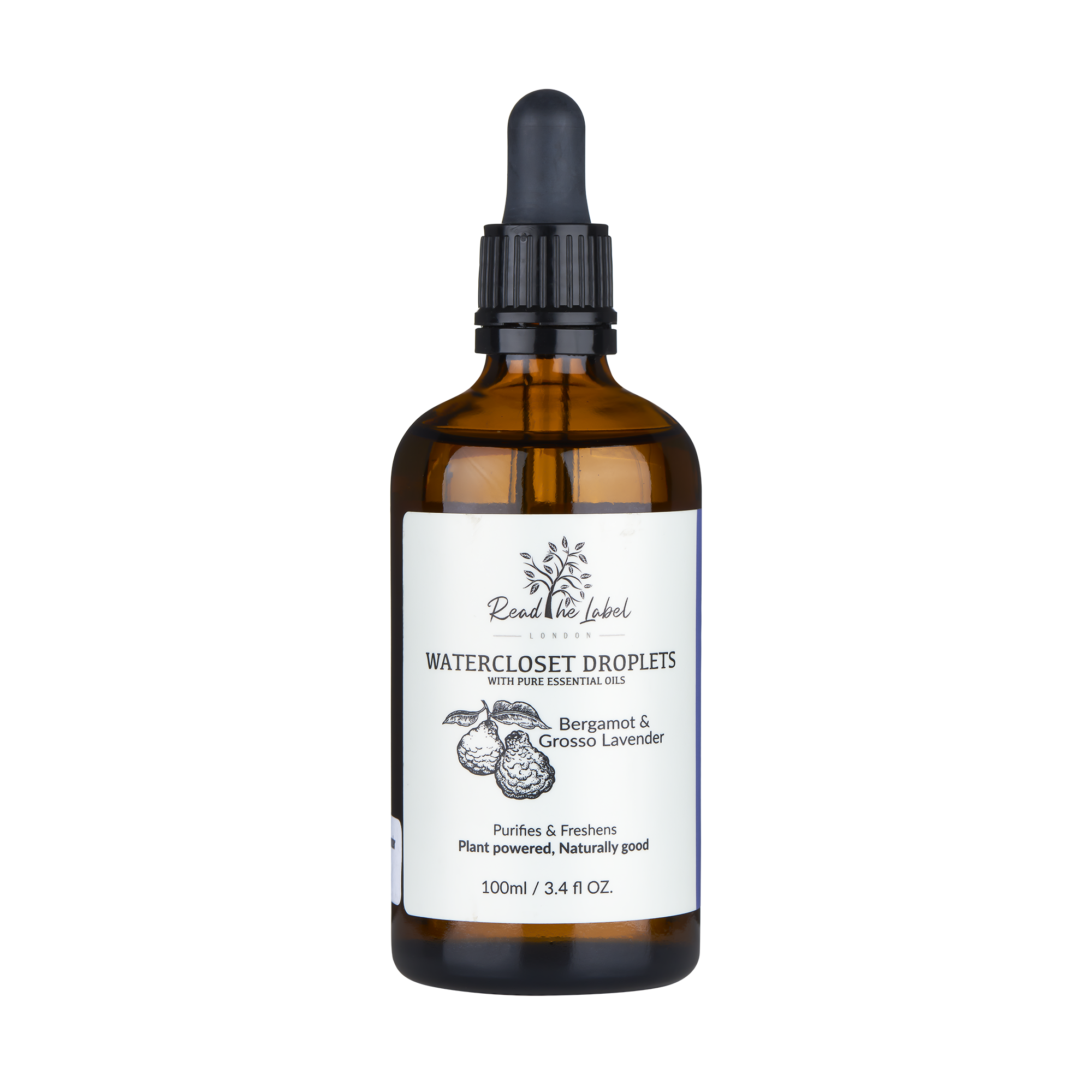 Natural Watercloset Droplets – Bergamot & Grosso Lavender