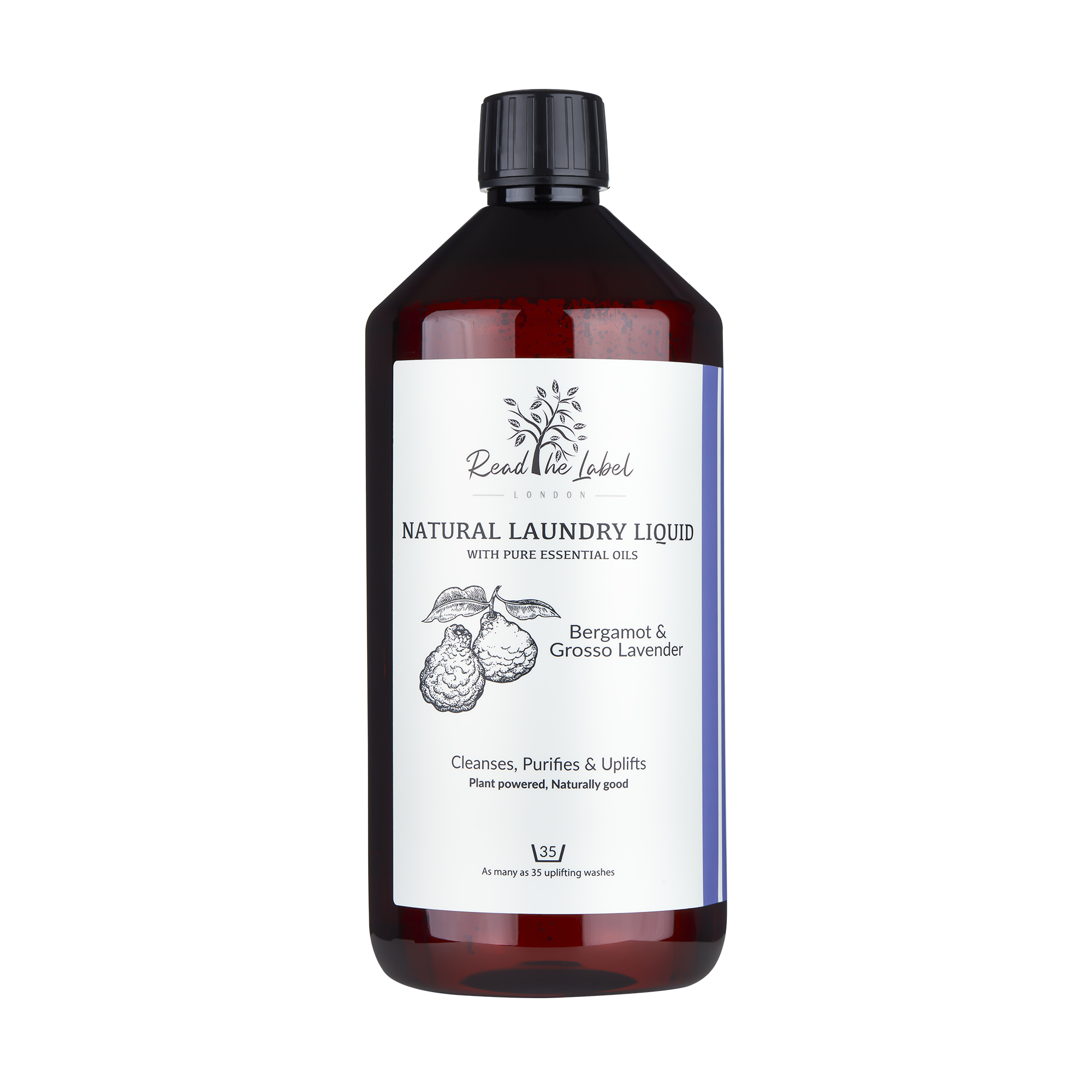 Natural Laundry Liquid – Bergamot & Grosso Lavender