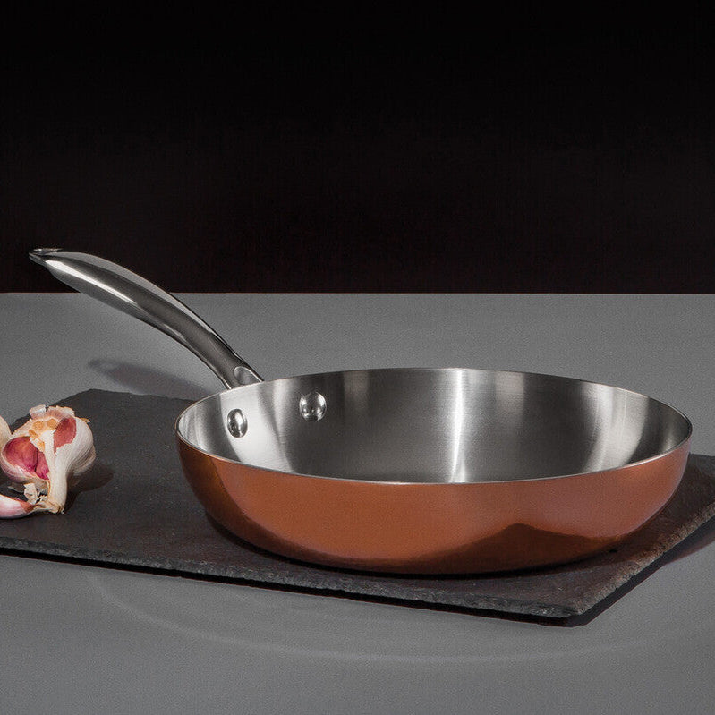 Minerva Copper Finish 24cm Frying Pan
