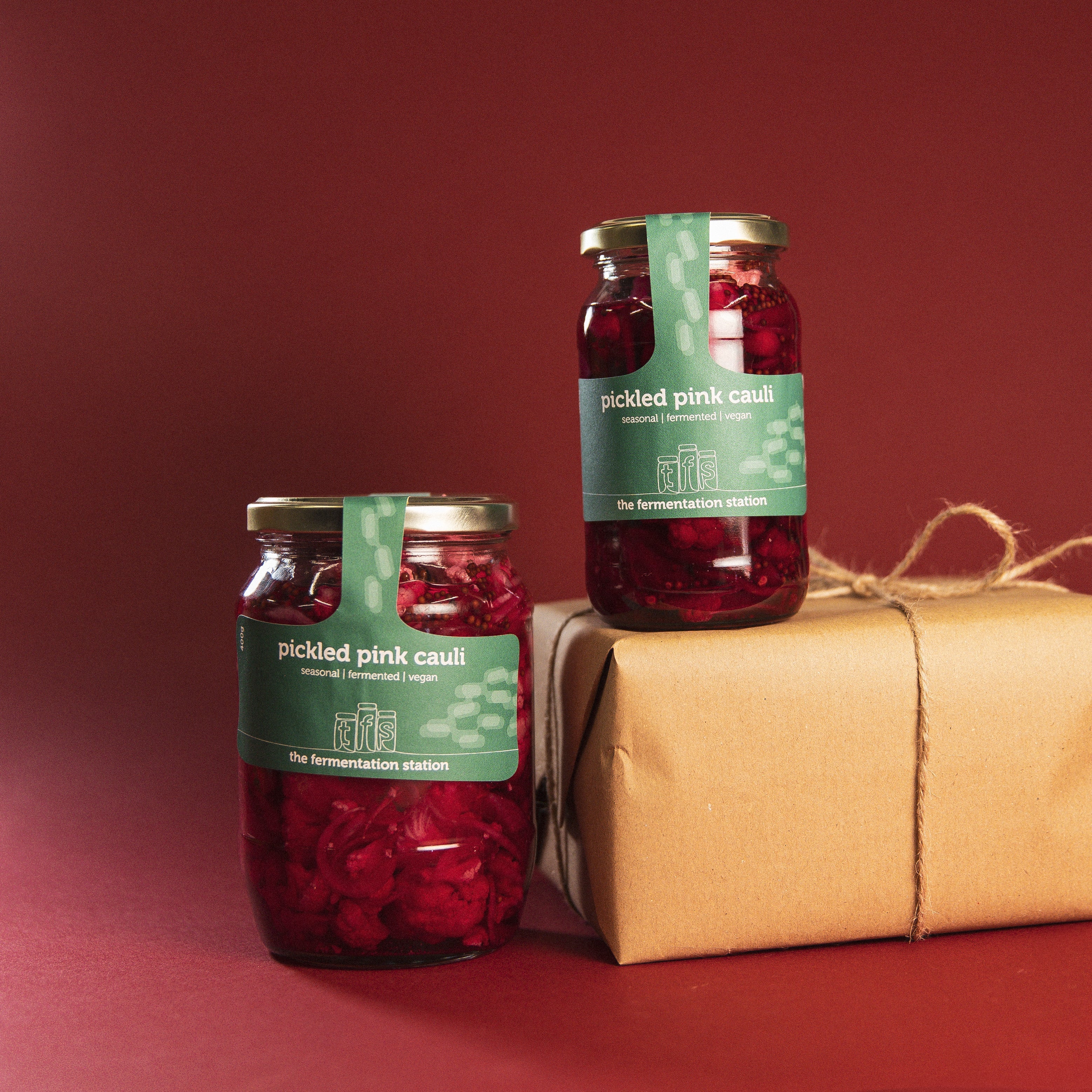 Pickled Pink Cauliflower