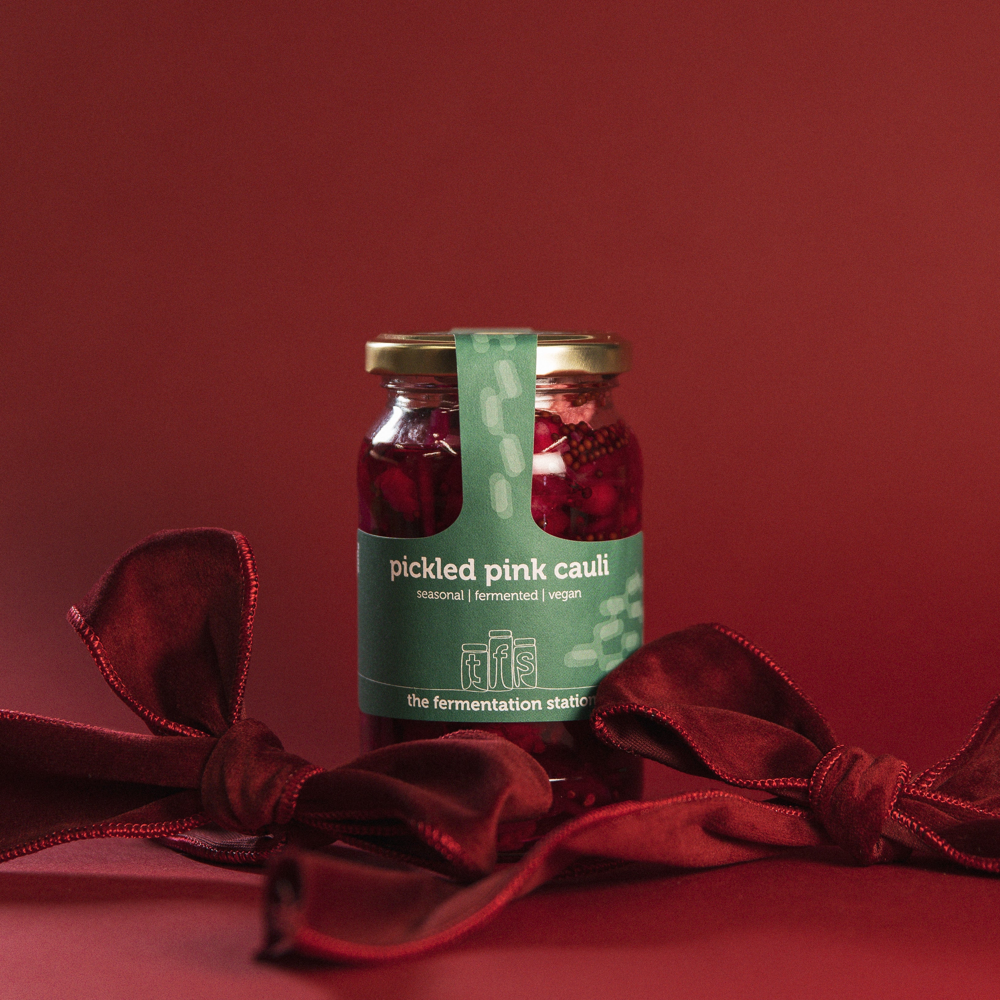 Pickled Pink Cauliflower