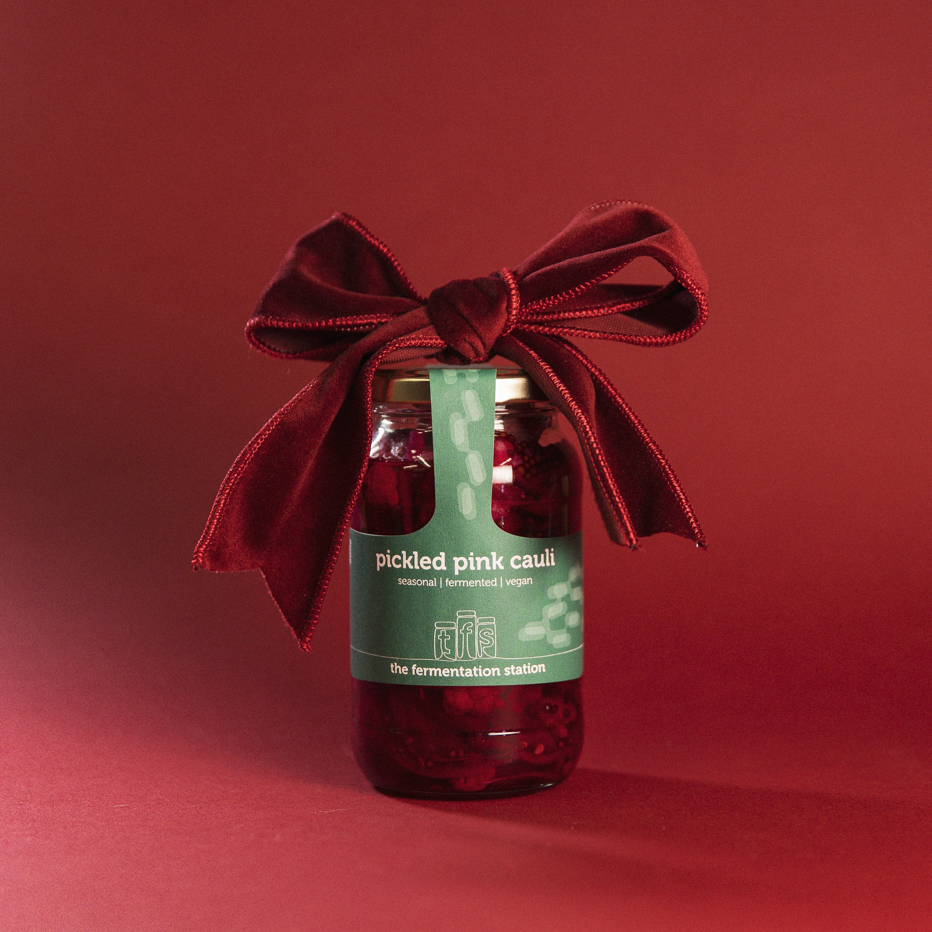 Pickled Pink Cauliflower