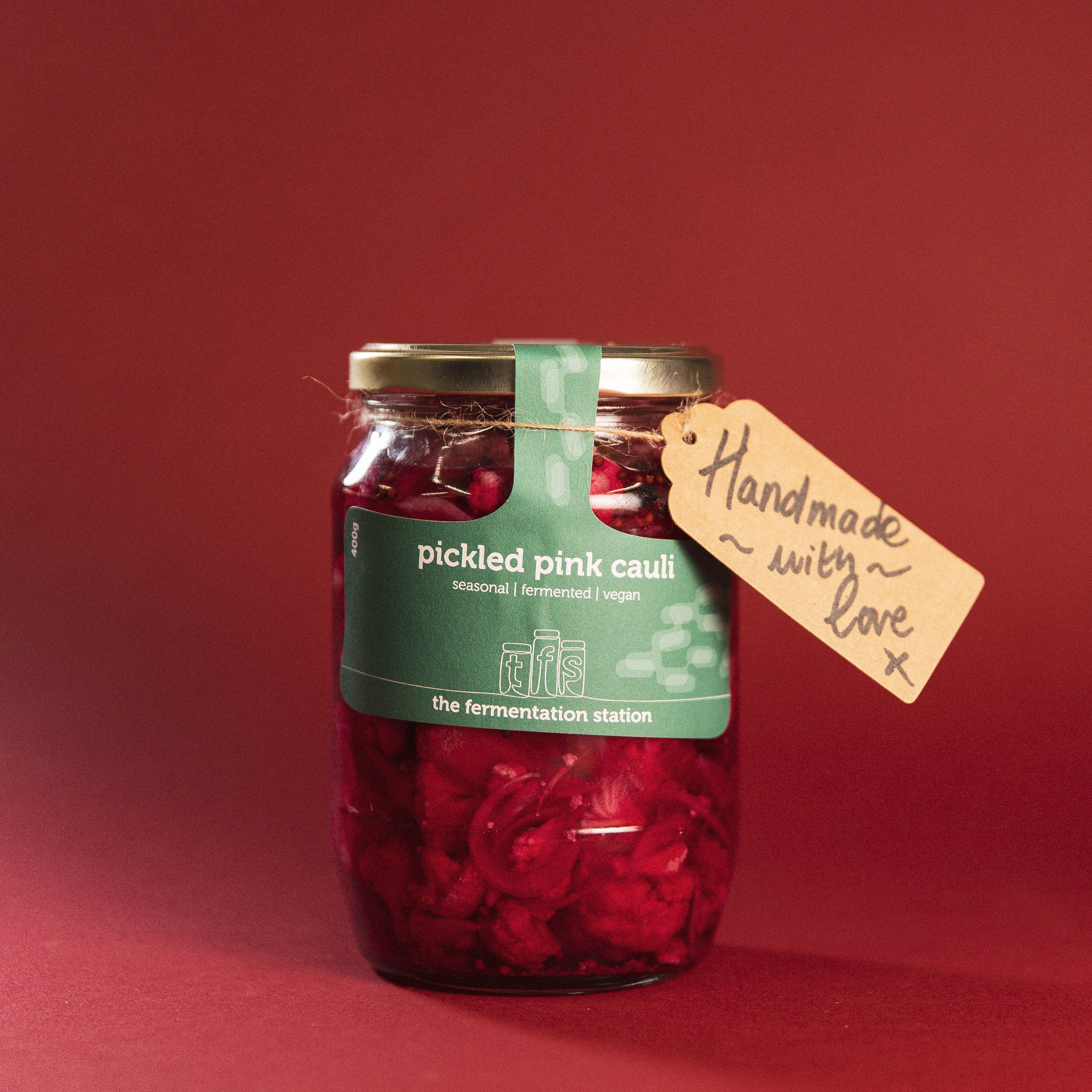 Pickled Pink Cauliflower