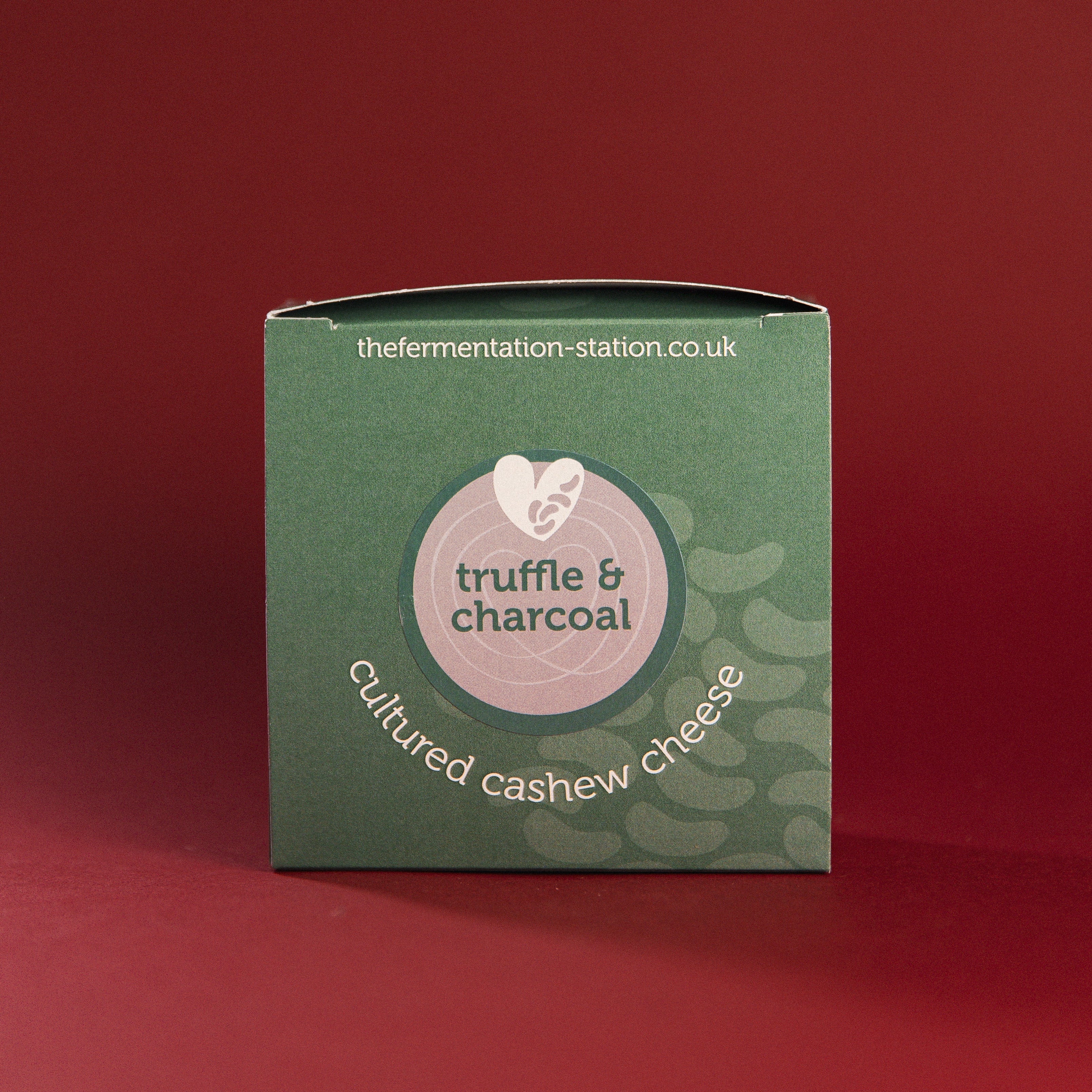 Truffle and Charcoal Cultured Cashew Cheese