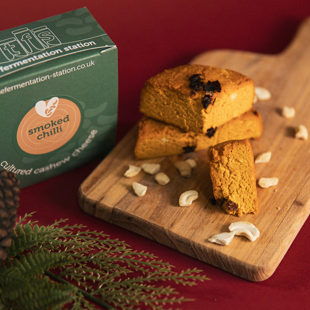Smoked Chilli Cultured Cashew Cheese