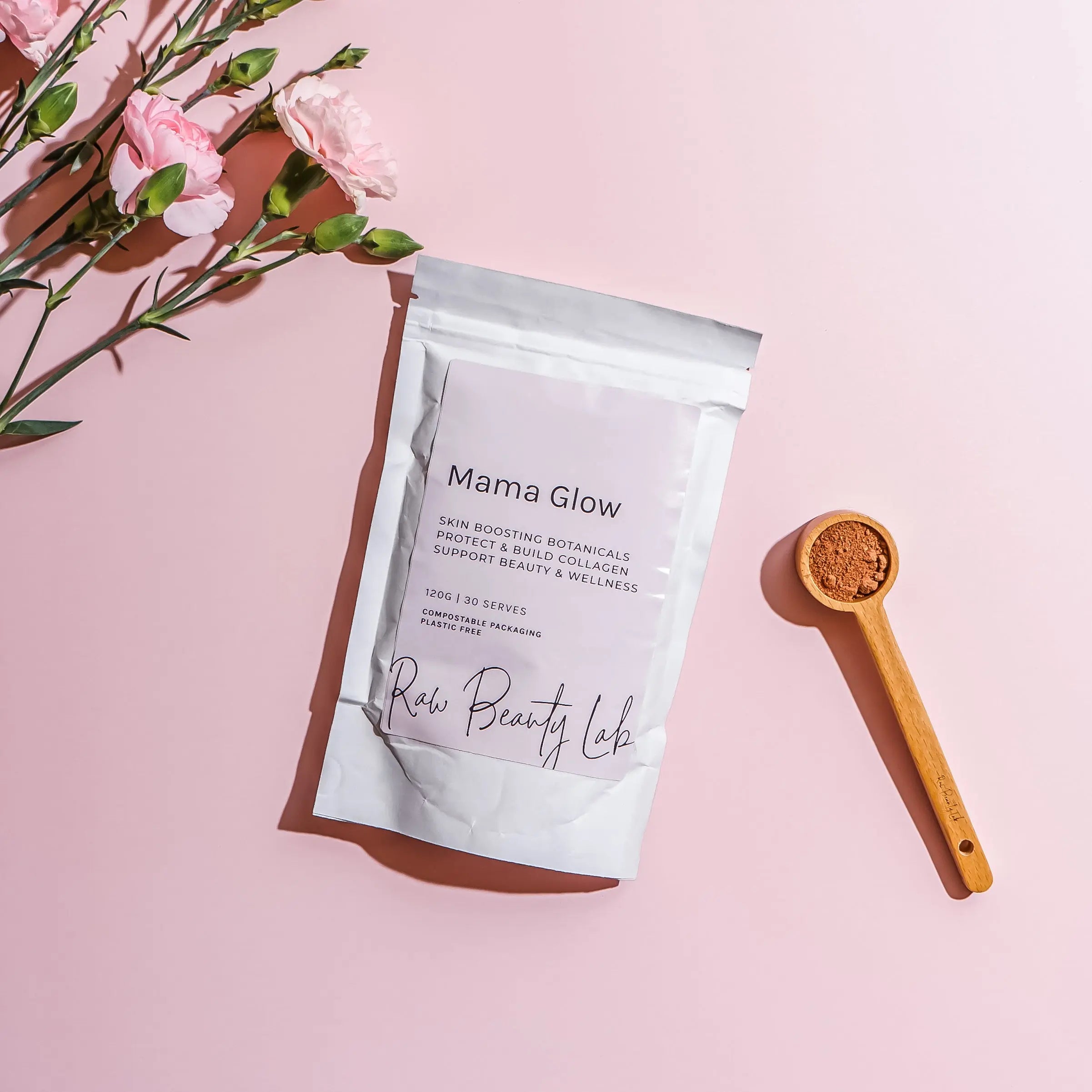 Mama Glow - Pregnancy-Safe Collagen for Moms & Babies by Raw Beauty Lab | The Hackers Market