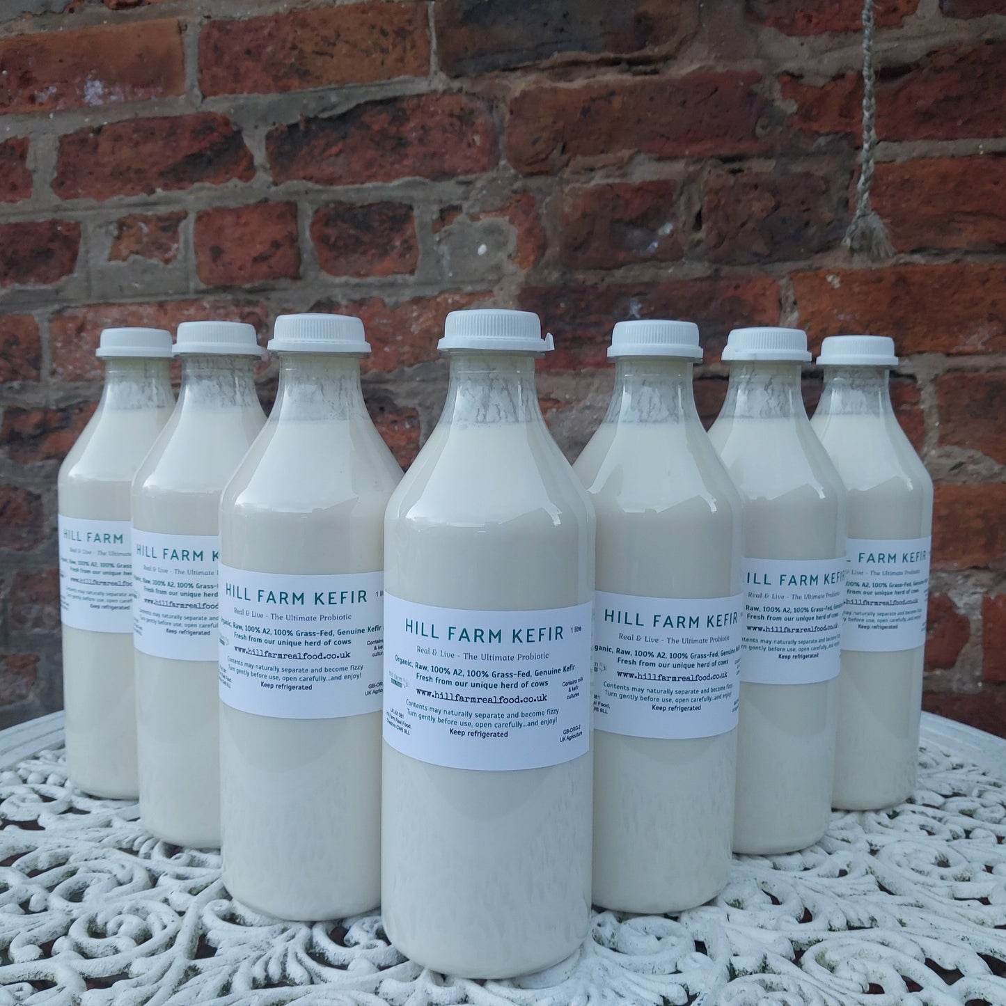HILL FARM KEFIR 1 litre x 7 Bottle Bundle (INCLUDES COURIER DELIVERY)