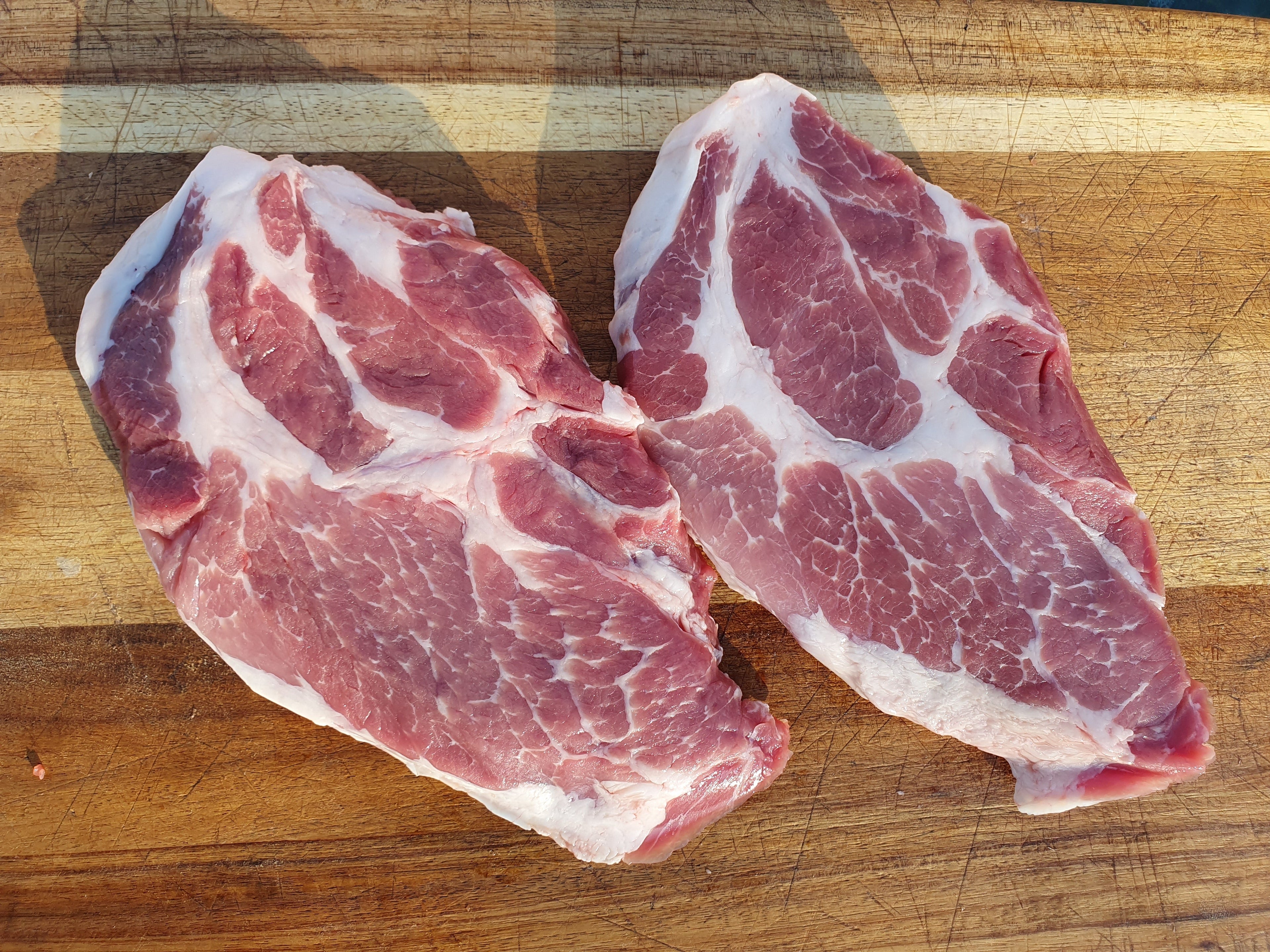 Pork Rib-Eye Steaks