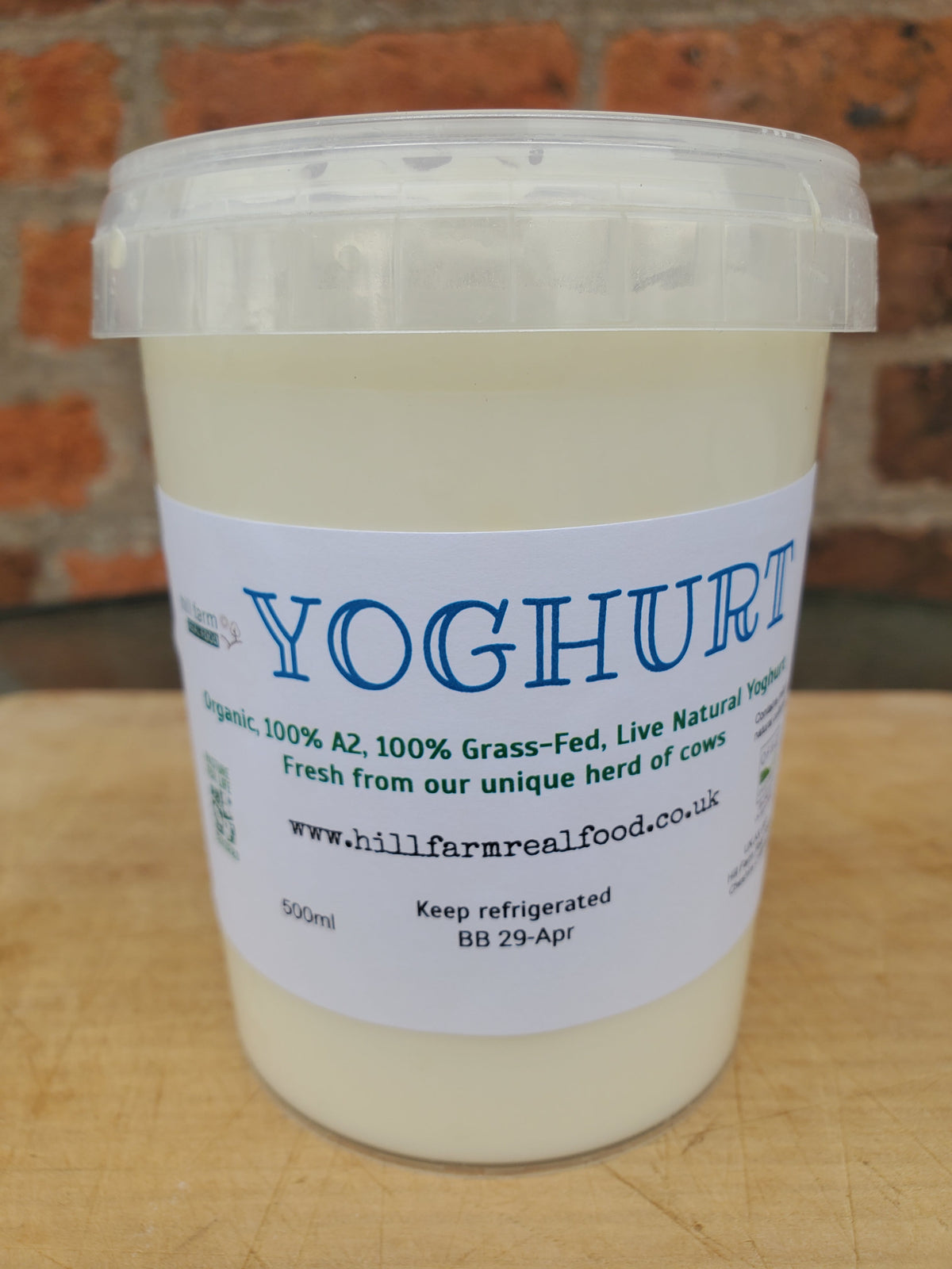 HILL FARM YOGHURT 500ml