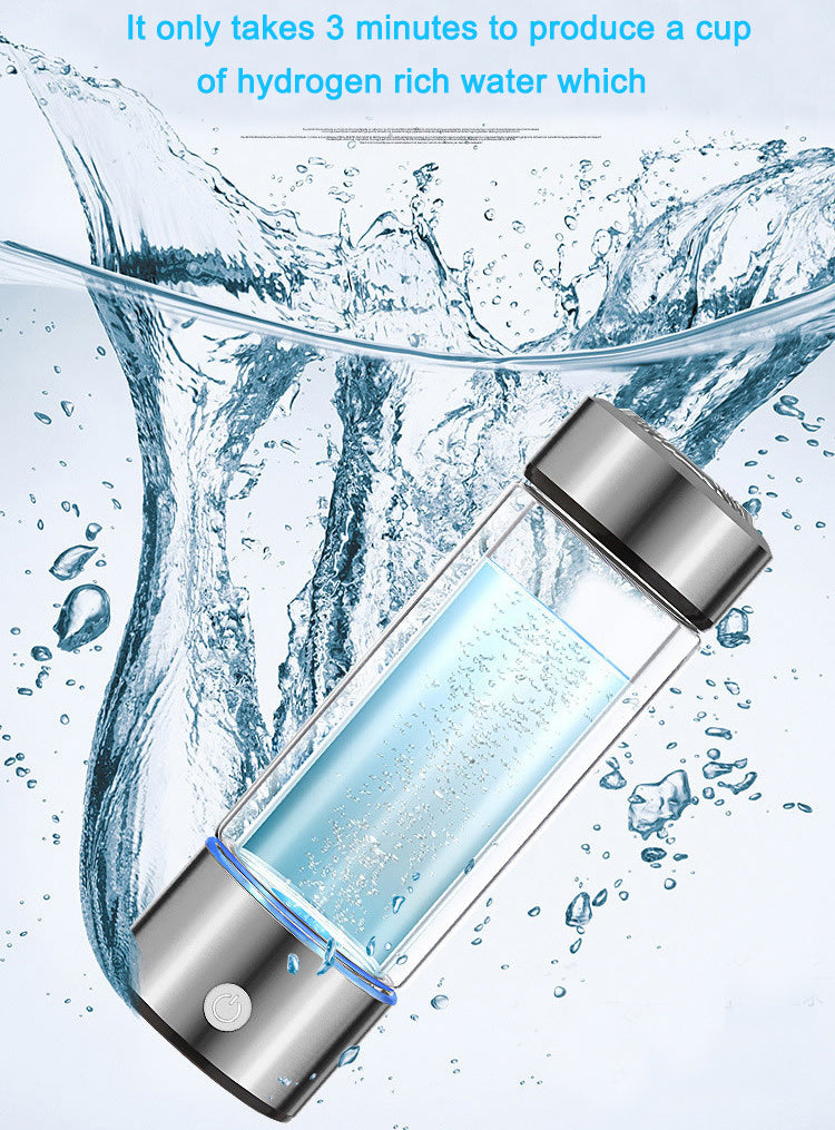 Portable Ionized Water Cup Hydrogen Bottle by Michan Direct | The Hackers Market