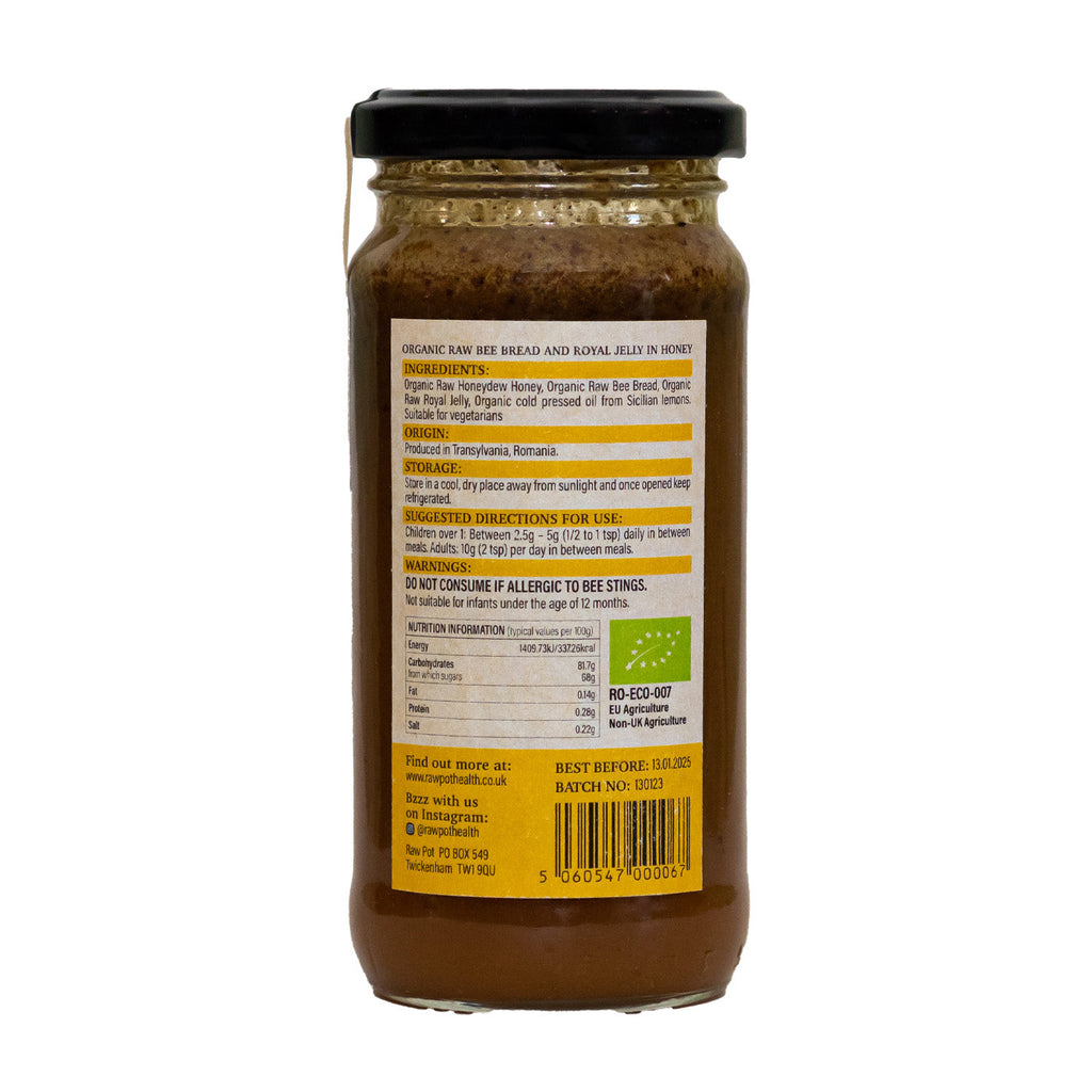 Organic Raw Bee Bread With Royal Jelly In Honey image 2