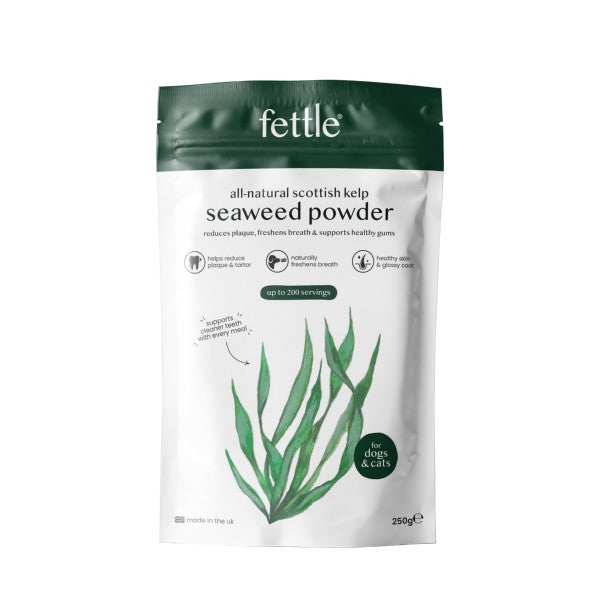 Fettle All Natural Scottish Kelp Seaweed Powder 250g by North East Pet Shop | The Hackers Market