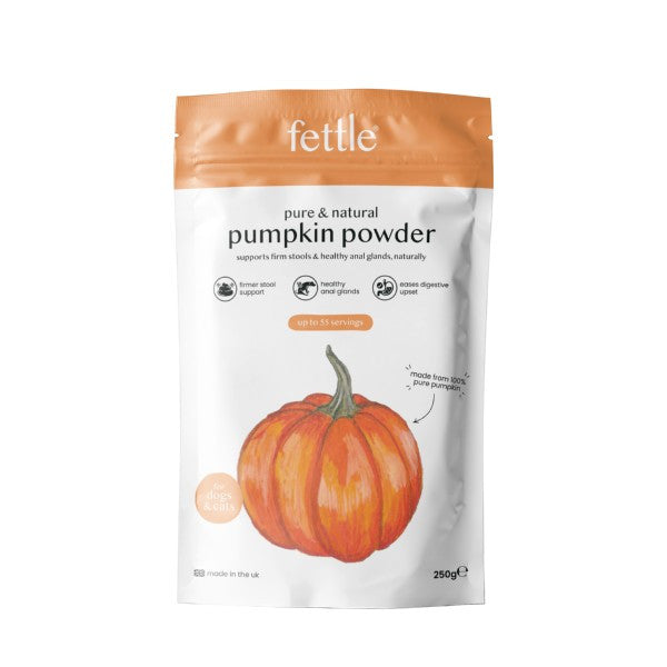 Fettle Pure and Natural Pumpkin Powder 250g by North East Pet Shop | The Hackers Market