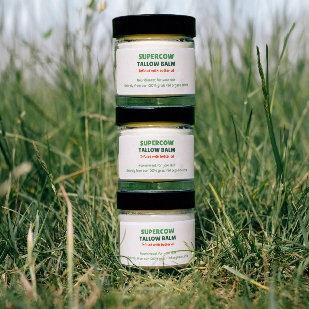 SUPERCOW Tallow Balm 60ml x 3 jar bundle (INCLUDES DELIVERY)