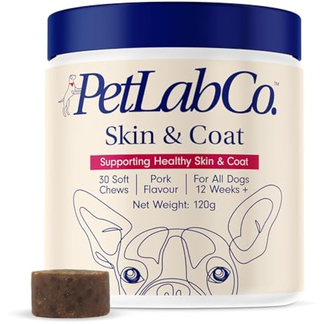 PetLab Co. Skin & Coat Chews - Support A Healthy, Comfortable Coat In Seconds A Day. Formulated With Beneficial Fatty Acids, Vitamins, Honey, & Turmeric To Optimize Skin and Coat Condition by The Hackers Market | The Hackers Market