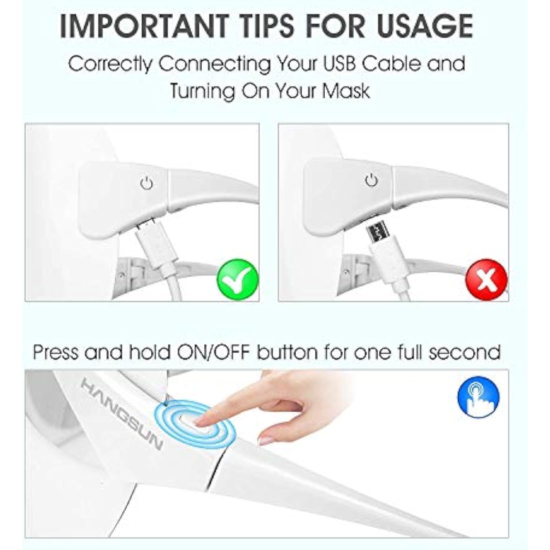 Light Therapy Acne Treatment LED Mask FT350 Facial Therapy Unlimited Sessions for Acne Face Skin Treatment - Individually Lights of Red/Blue/Orange by The Hackers Market | The Hackers Market