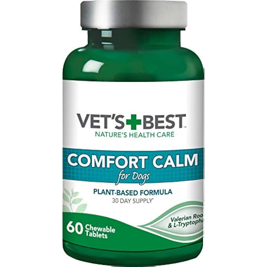 Vet's Best Comfort Calm Calming Dog Supplements | Dog Calming Aid | Promotes Relaxation and Balanced Behaviour | 60 Chewable Tablets by The Hackers Market | The Hackers Market