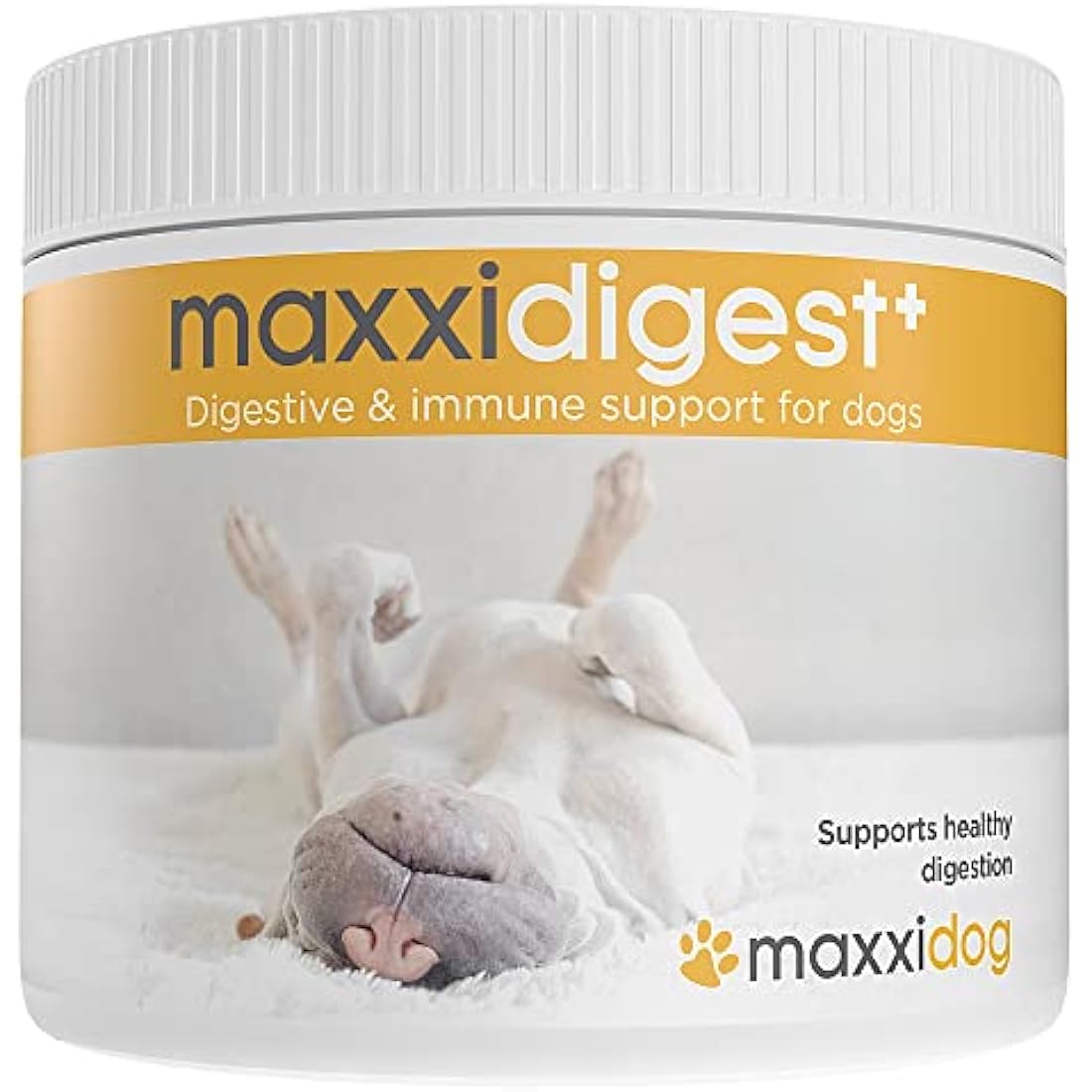 maxxipaws maxxidigest+ Probiotic & Prebiotic Powder Supplement - Digestive & Immune Support for Dogs, 200g by The Hackers Market | The Hackers Market
