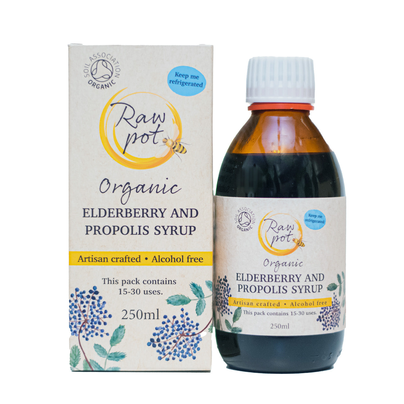 Organic Elderberry and Propolis Syrup