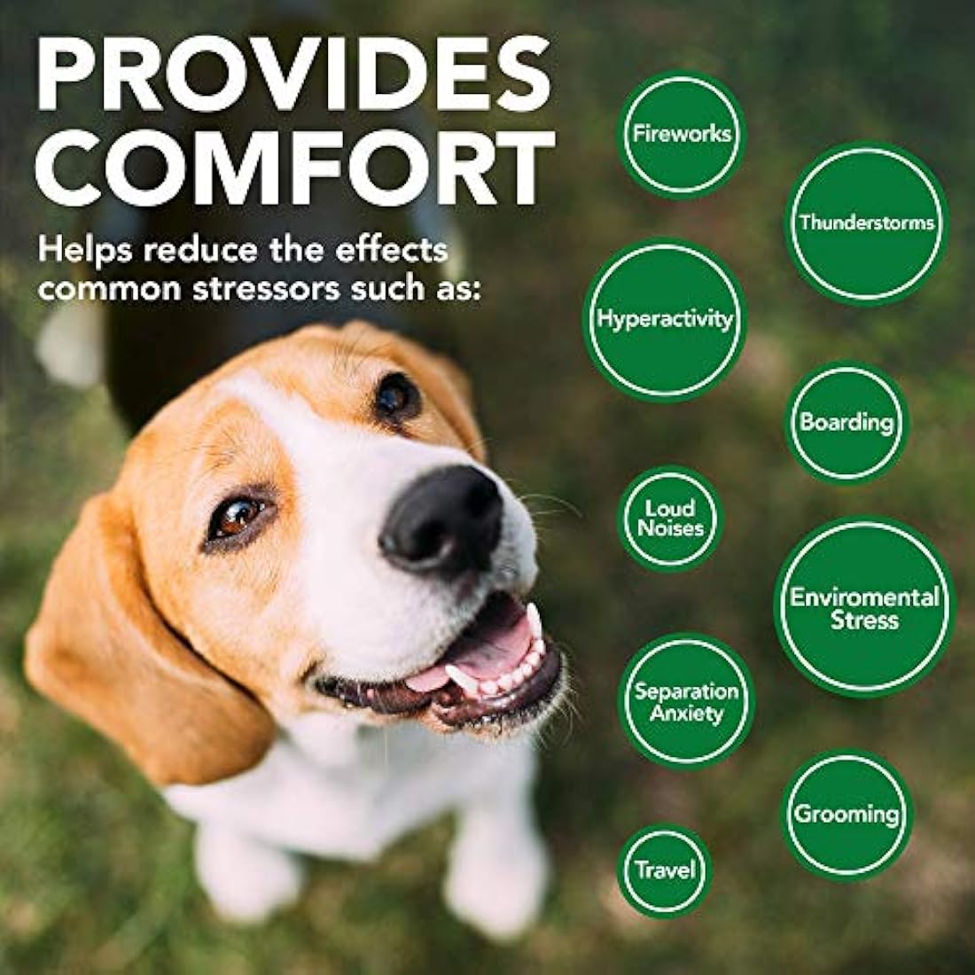 Vet's Best Comfort Calm Calming Dog Supplements | Dog Calming Aid | Promotes Relaxation and Balanced Behaviour | 60 Chewable Tablets by The Hackers Market | The Hackers Market