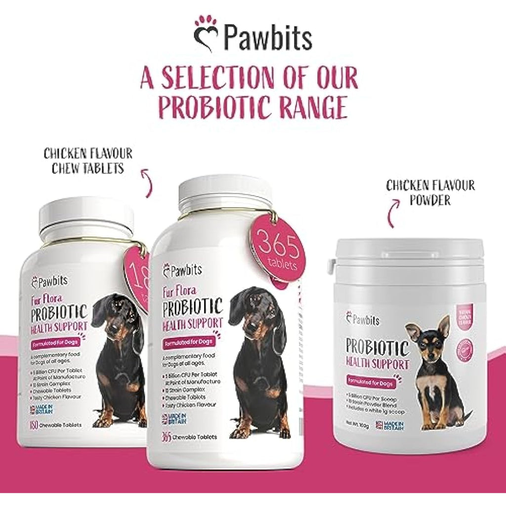365 Canine Probiotics & Prebiotics Tablets for Dogs – 5 Billion CFU Tablet Chicken Flavour Chewable Dietary Supplements -10 Strain Complex for Digestive Support, Gut Health, Bad Breath & Itchy Skin by The Hackers Market | The Hackers Market