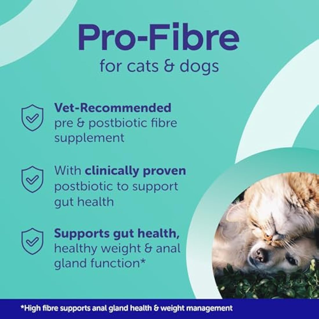 Protexin Veterinary Pro-Fibre for Dogs and Cats, 500g, Green brown, VE-017 by The Hackers Market | The Hackers Market
