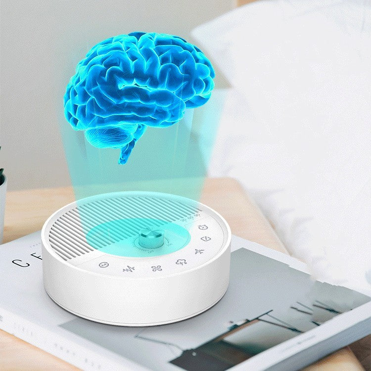 Somnus White Bluetooth Noise Sleep Aid Machine Device for Relaxation & Sleep Regulation by Spacire | The Hackers Market