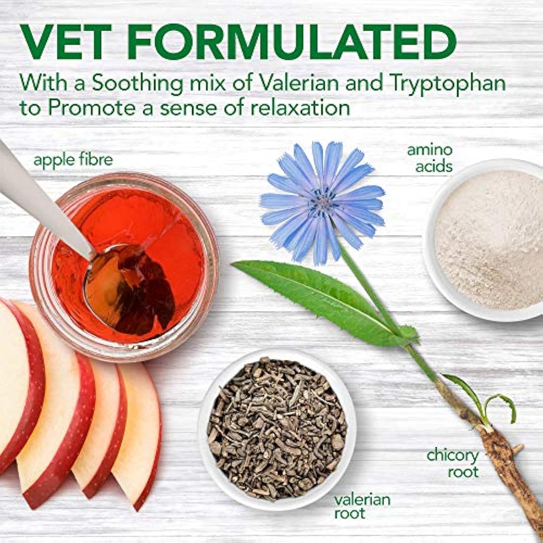 Vet's Best Comfort Calm Calming Dog Supplements | Dog Calming Aid | Promotes Relaxation and Balanced Behaviour | 60 Chewable Tablets by The Hackers Market | The Hackers Market