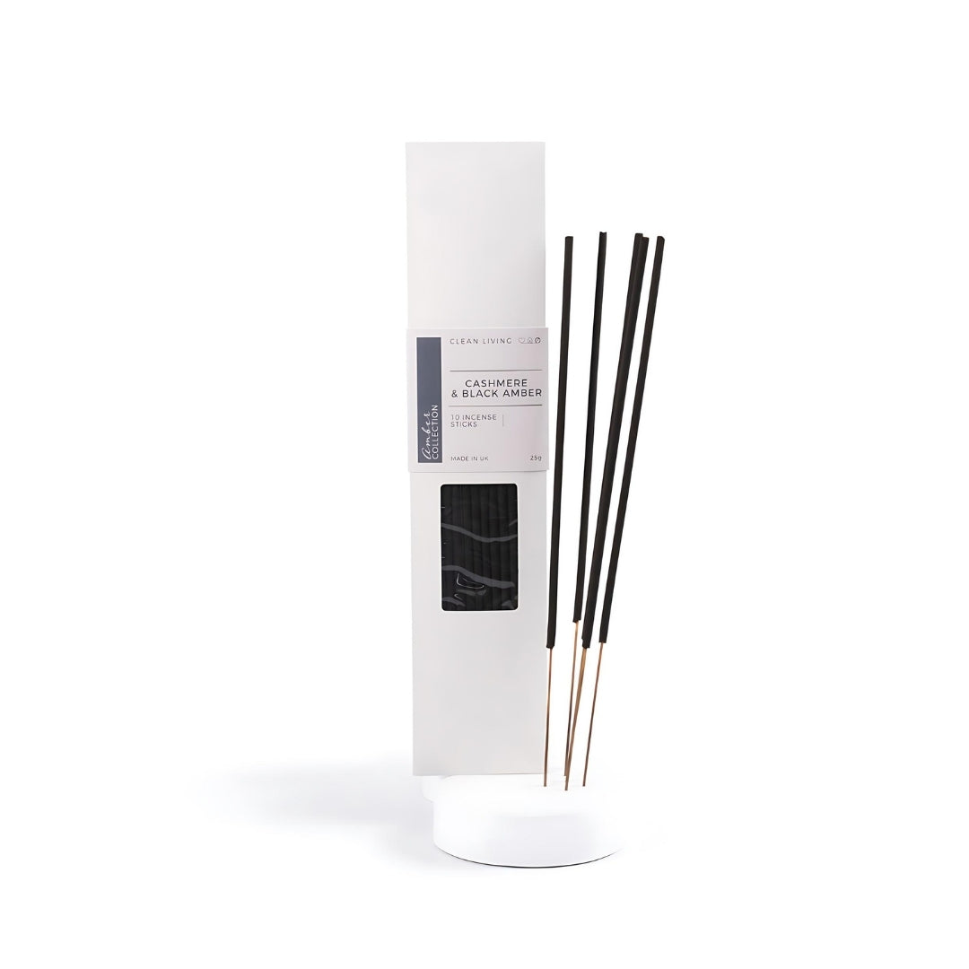 Cashmere & Black Amber Home Fragrance Collection