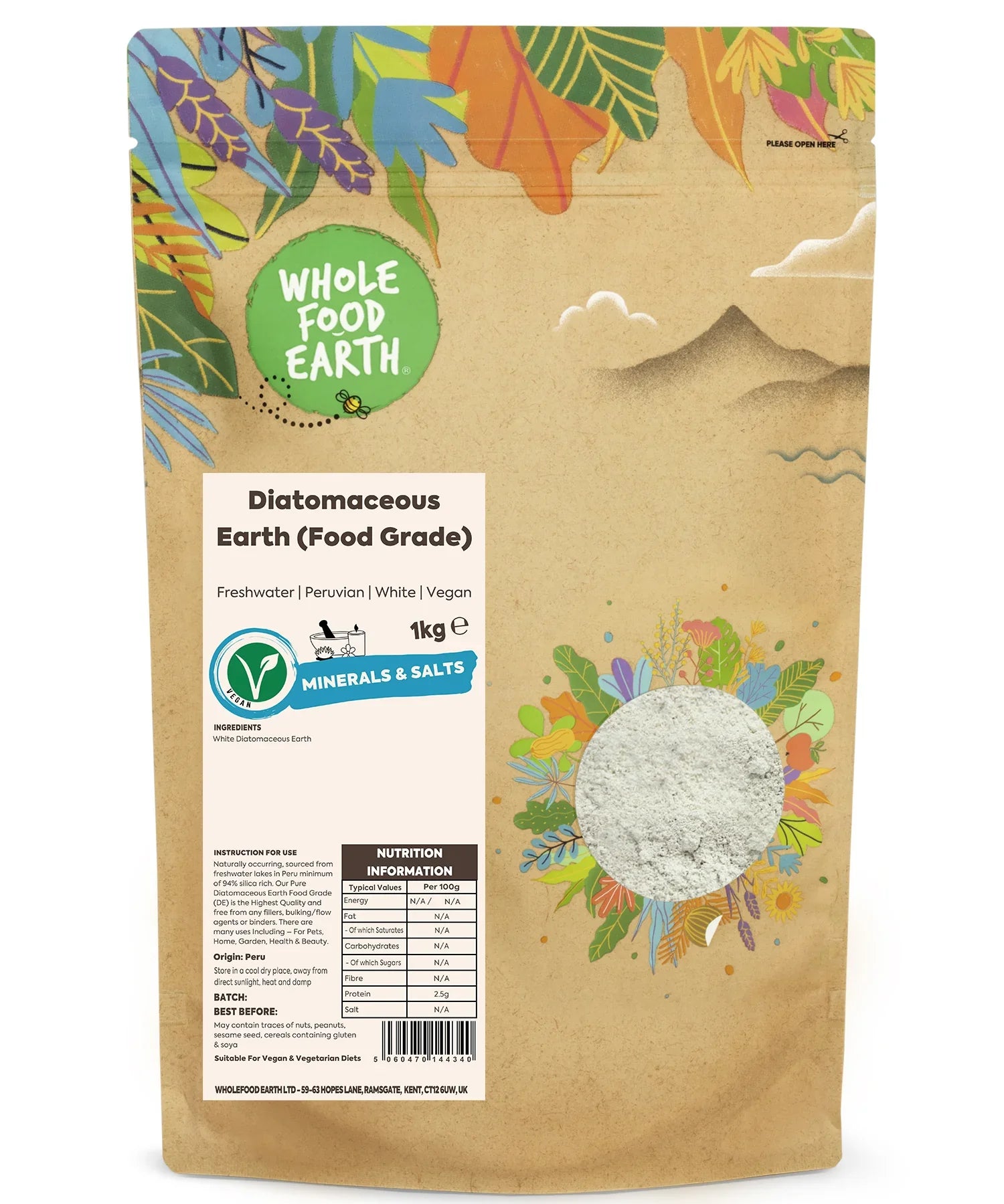 Diatomaceous Earth | Natural Flea Treatment for Pets by Whole Food Earth® | The Hackers Market