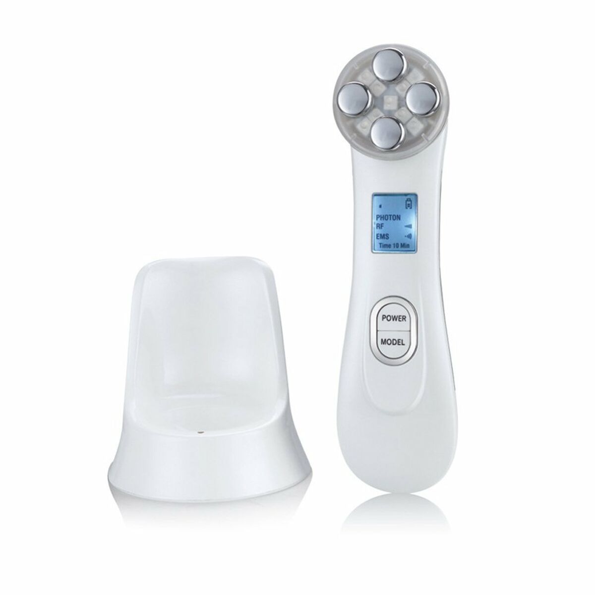 Facial Massager with Radiofrequency, Phototherapy and Electrostimulation Drakefor 9905 White 3 Pieces by The Hackers Market | The Hackers Market