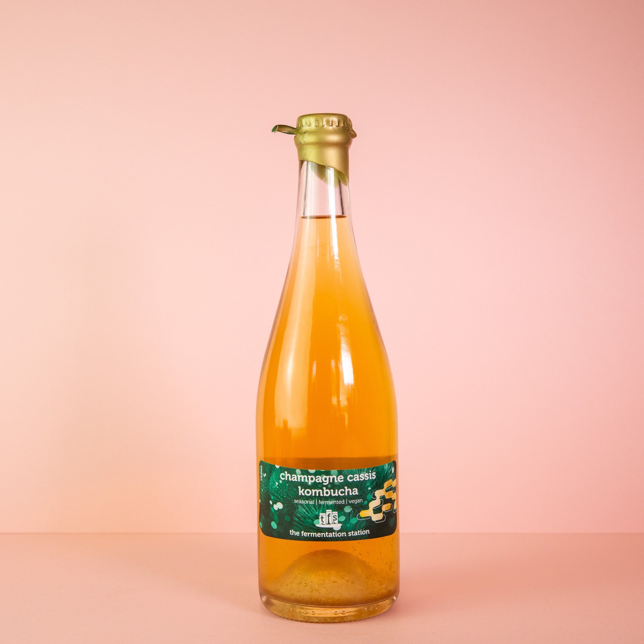 Champagne Cassis Kombucha 750ml Bottles by The Fermentation Station | The Hackers Market