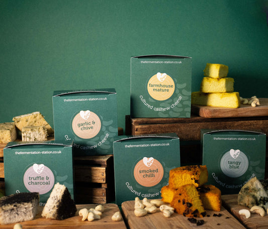 Big Cheese Bundle: 5 Cultured Cashew Cheeses