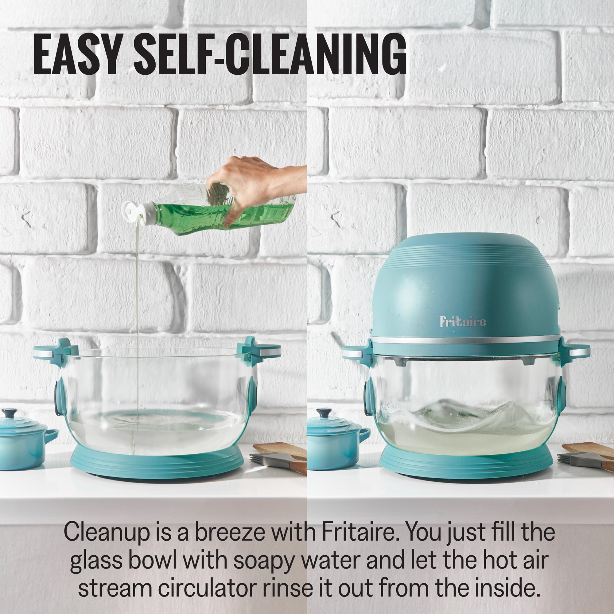 The Self-Cleaning Glass Bowl Air Fryer