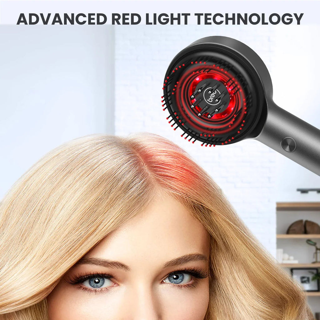 Breo Scalp 3 – Premium Electric Scalp Massager Brush with Red Light & Oil Applicator