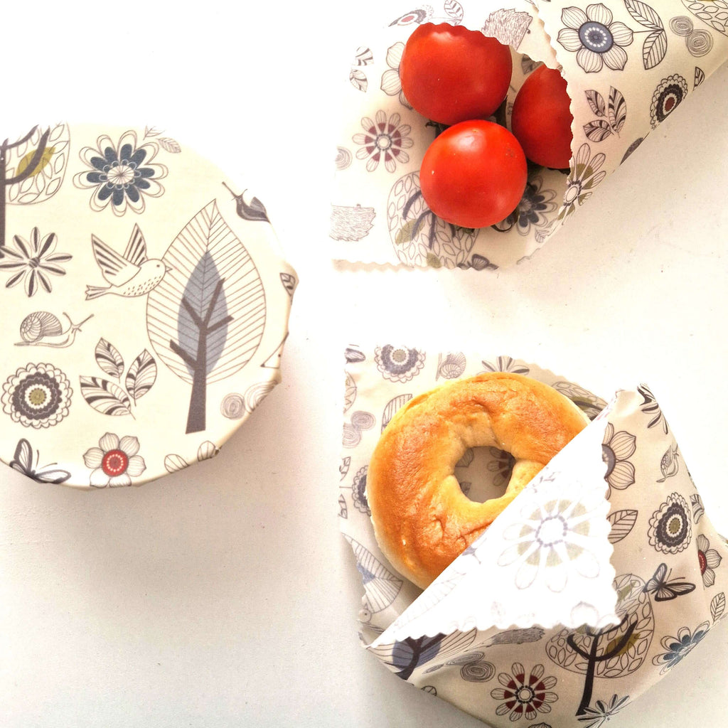Reusable Beeswax Wraps 100% Hand Made in the UK by Honey Bee Good. Keep food fresh with no plastic.