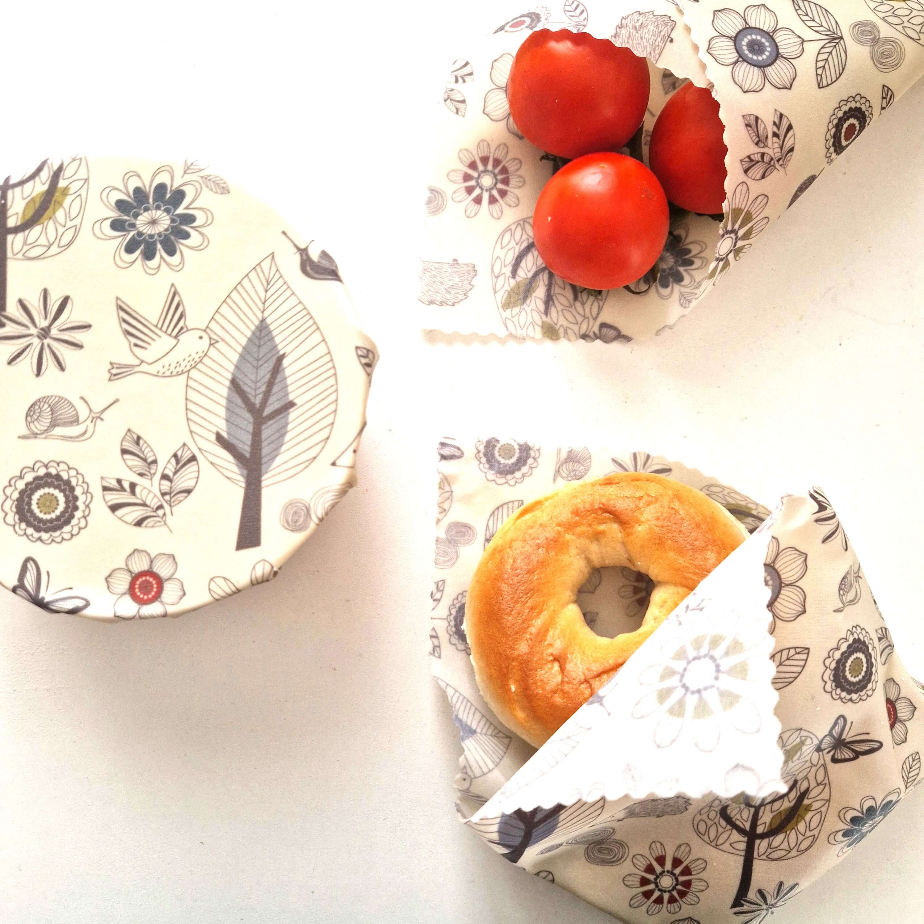 Reusable Beeswax Wraps 100% Hand Made in the UK by Honey Bee Good. Keep food fresh with no plastic.