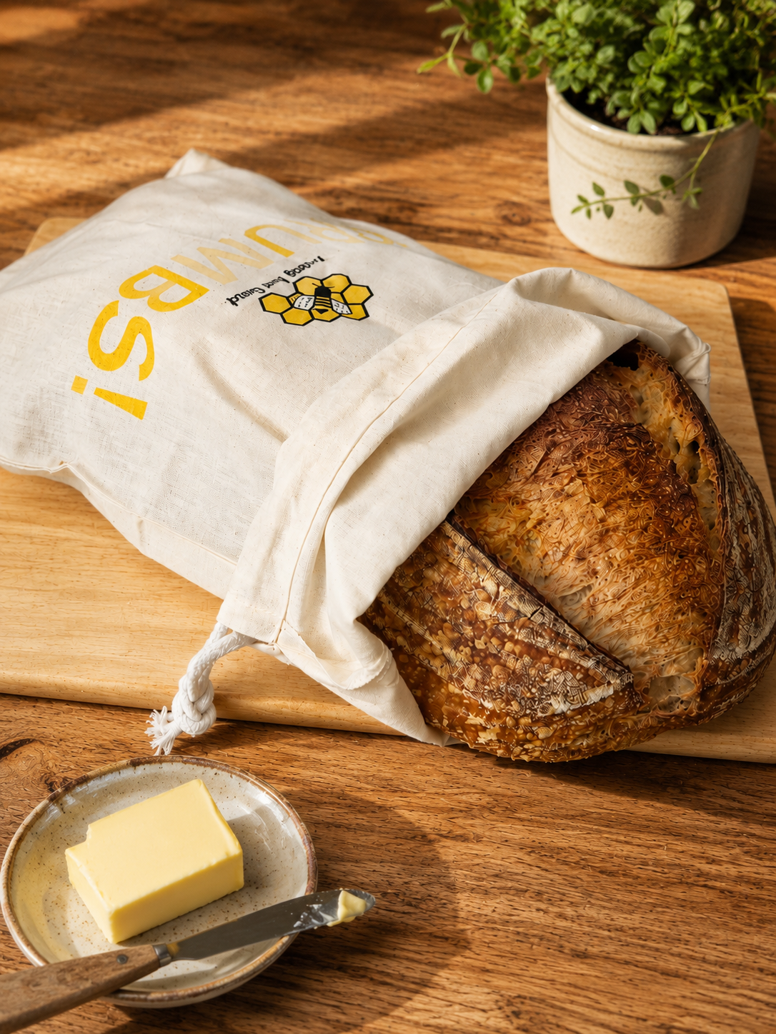 100% Cotton Crumb-Catching Bag Liner for Beeswax Bags & Wraps