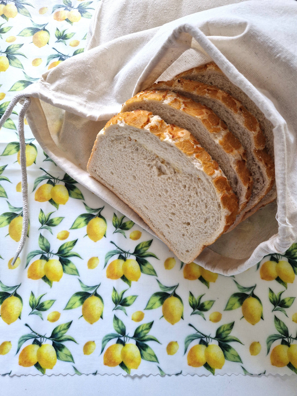100% Cotton Crumb-Catching Bag Liner for Beeswax Bags & Wraps