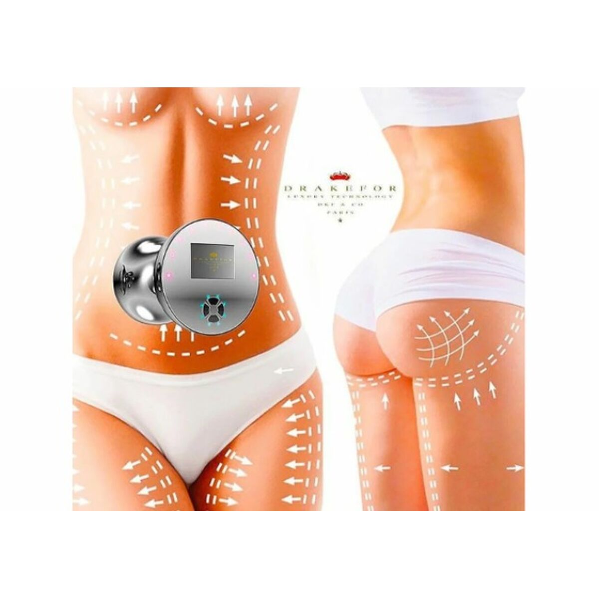 Vacuum Anti-Cellulite Device Drakefor DKF-CO&CO Silver by The Hackers Market | The Hackers Market