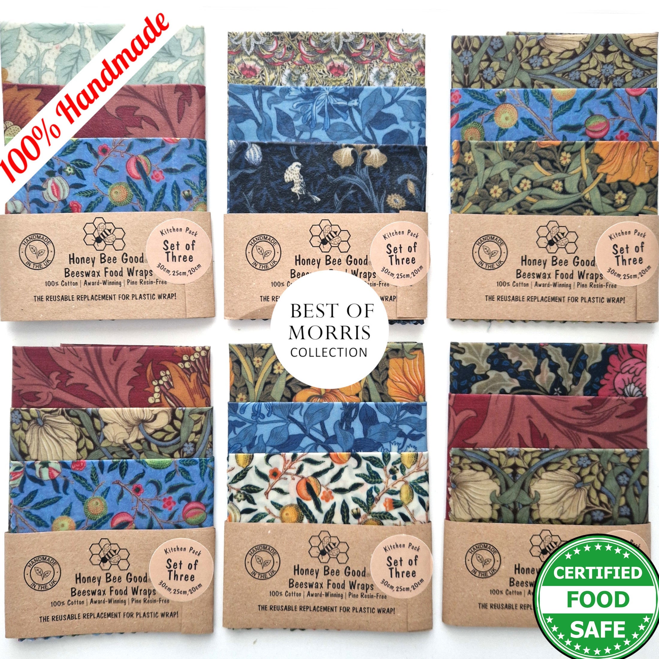 Handmade Beeswax Wraps | William Morris