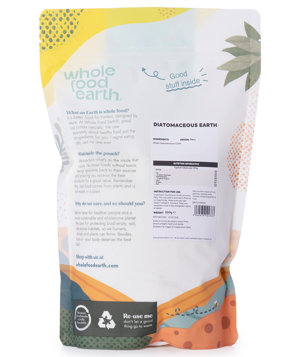 Diatomaceous Earth | Natural Flea Treatment for Pets by Whole Food Earth® | The Hackers Market