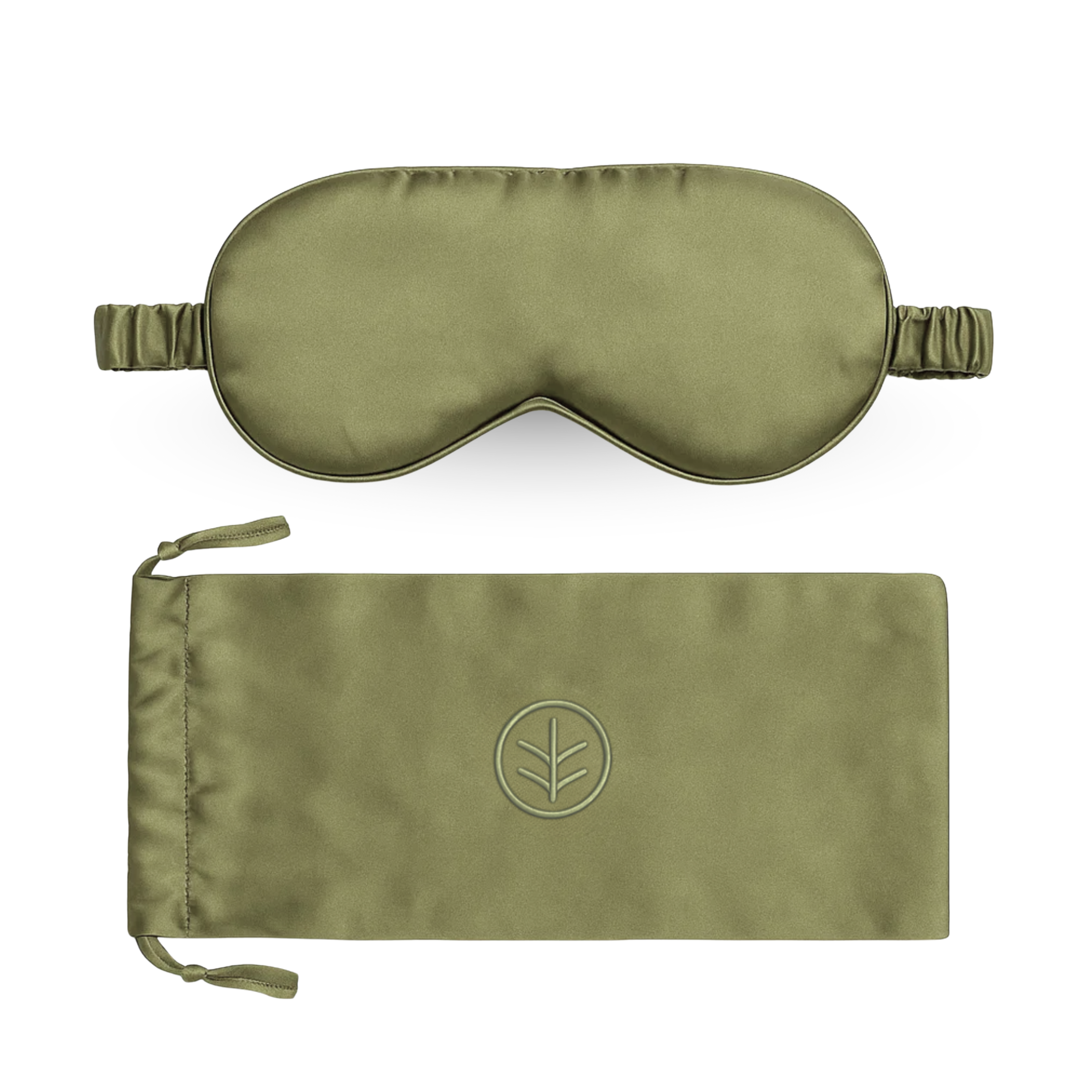Essential Silk Sleep Eye Mask in Sage (Eucalyptus Silk) by Ethical Bedding™ | The Hackers Market