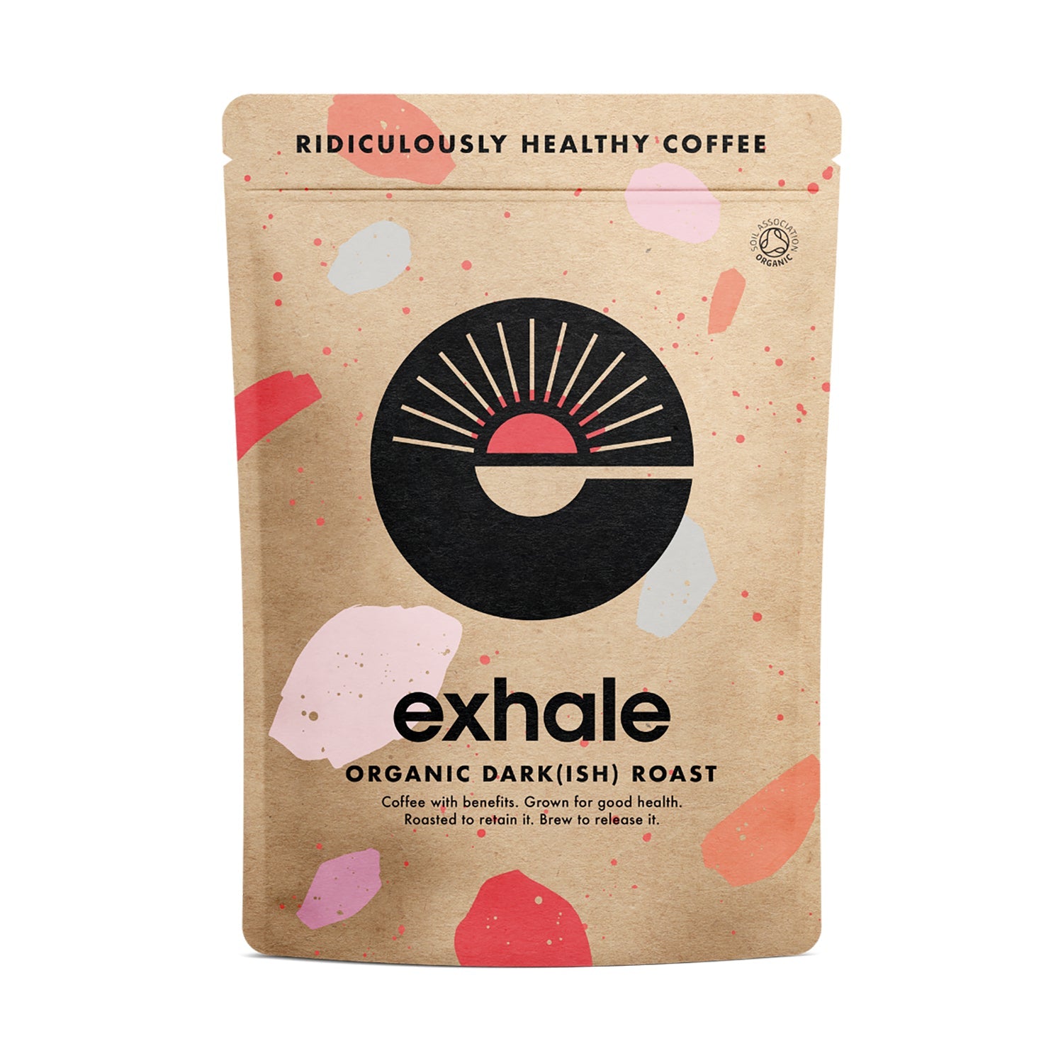 Organic Dark(ish) Roast Coffee by Exhale Healthy Coffee | The Hackers Market