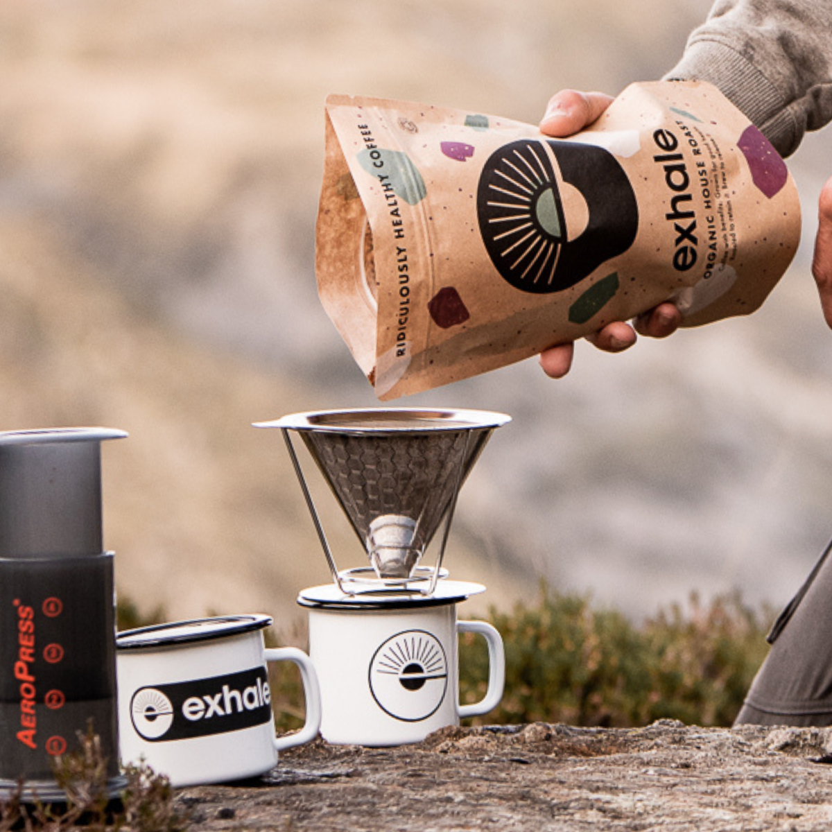 Organic House Roast Coffee by Exhale Healthy Coffee | The Hackers Market