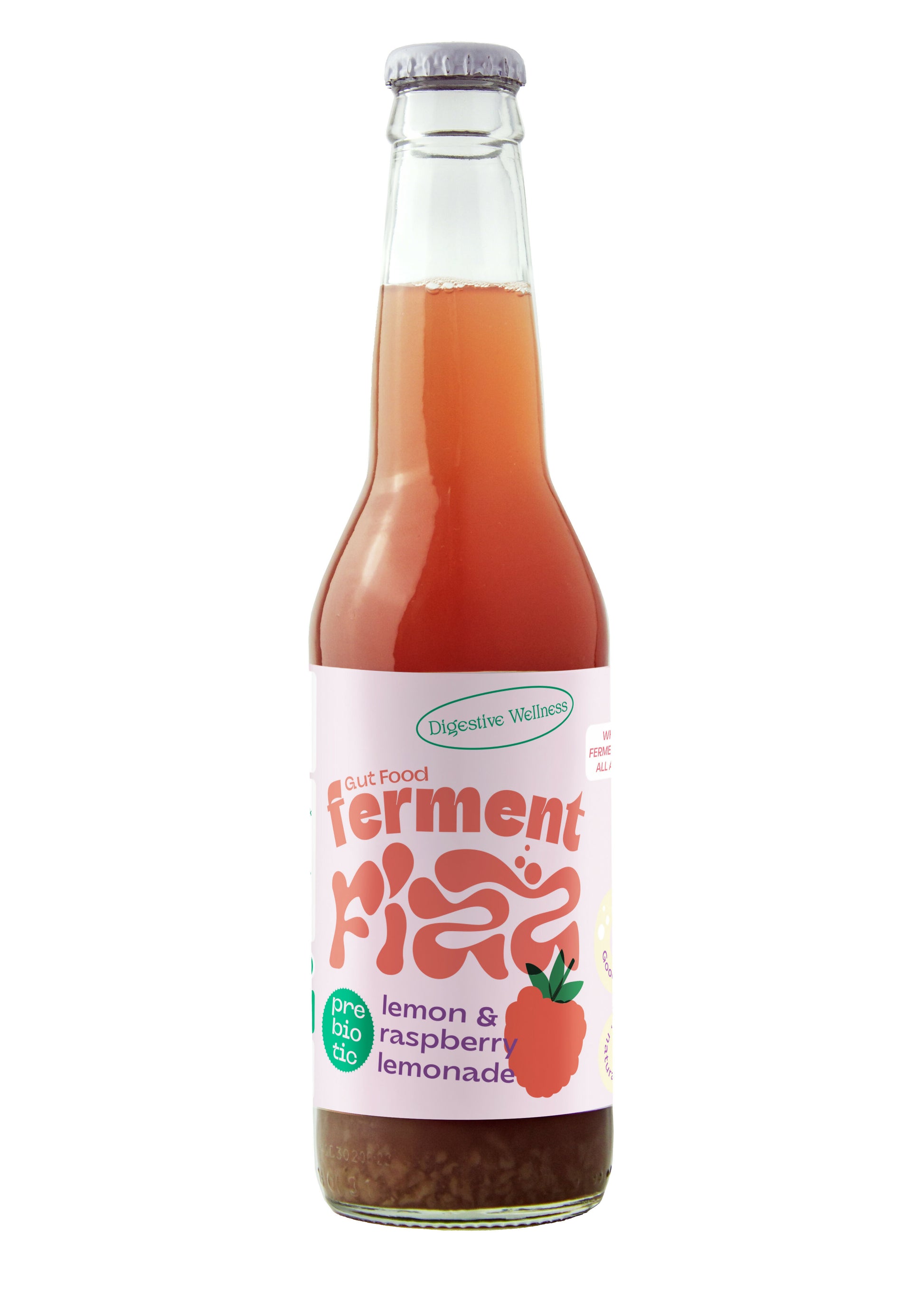 Ferment Fizz Lemon and Raspberry Lemonade_330 ml