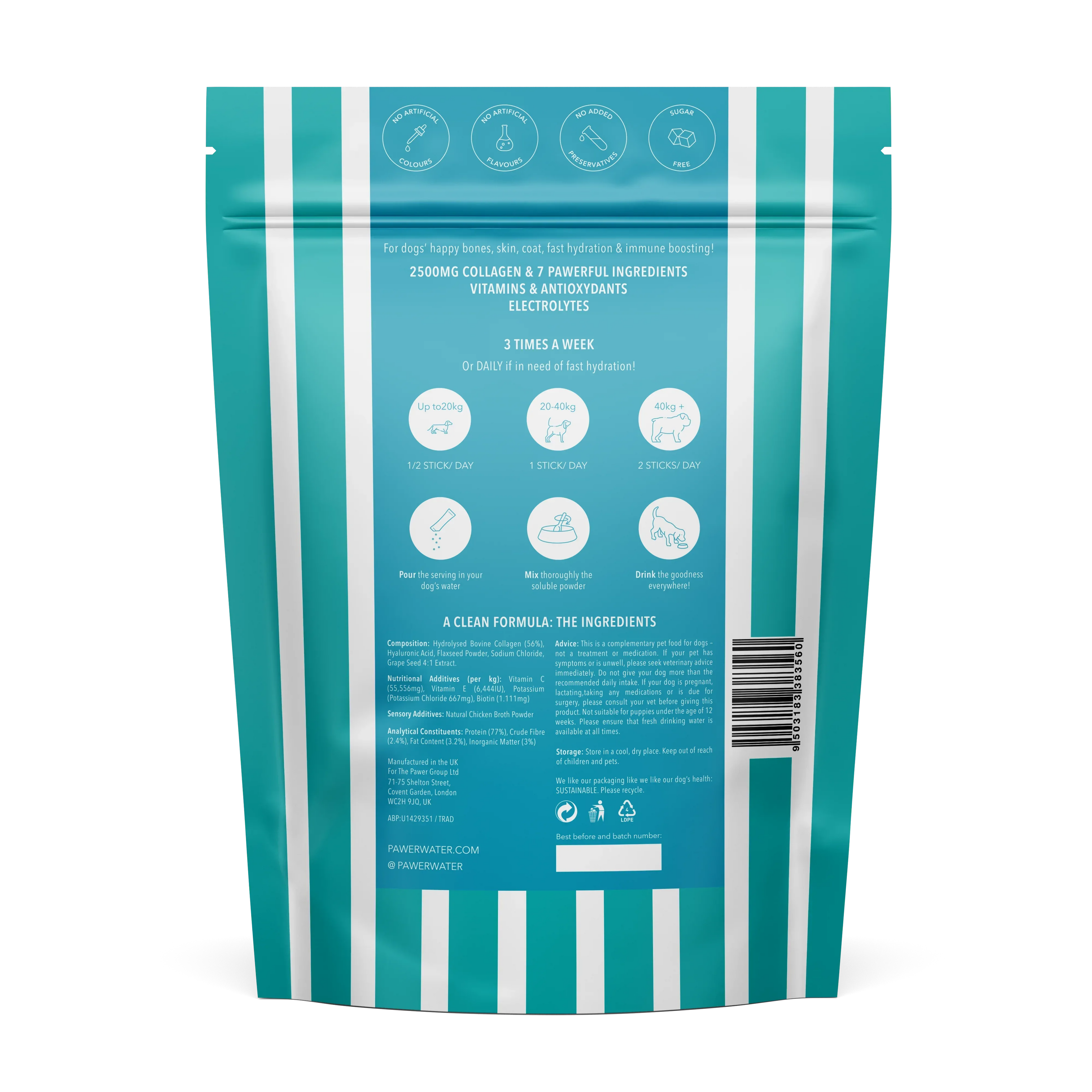 Pawer Water Joint Support (5 Sticks Pouch) by Pawer Water | The Hackers Market