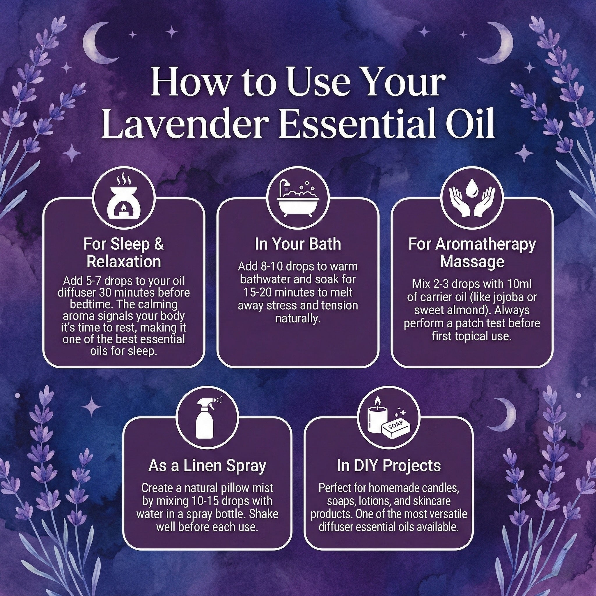 Aetheo Lavender French Essential Oil 10ml | 100% Pure Aromatherapy Oil for Sleep & Relaxation | UK Bottled Professional Grade | Vegan & Cruelty-Free